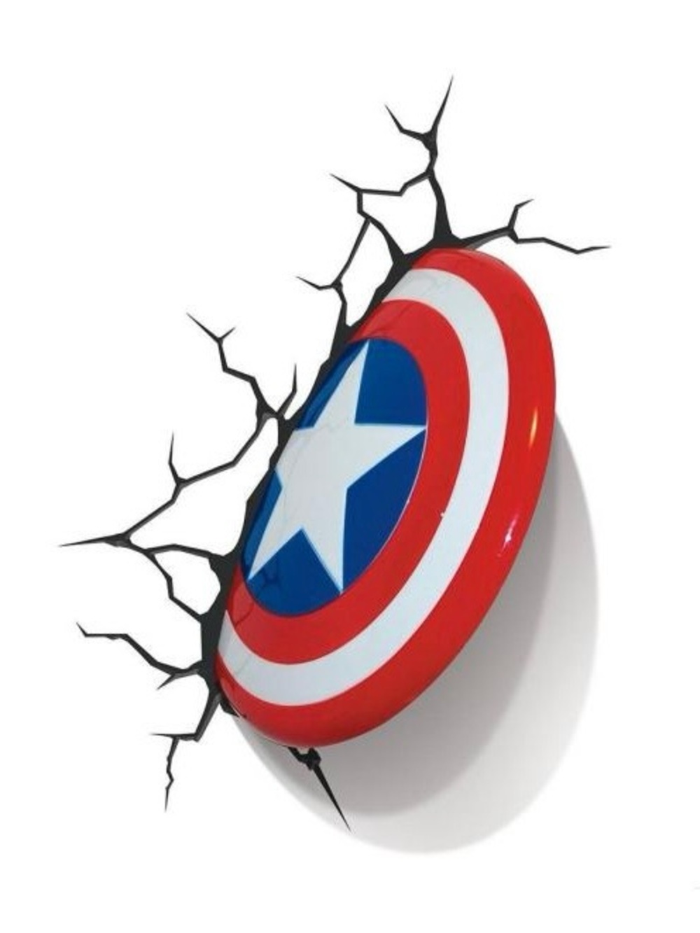 Marvel Red, White & Blue Captain America Shield Wall Decor